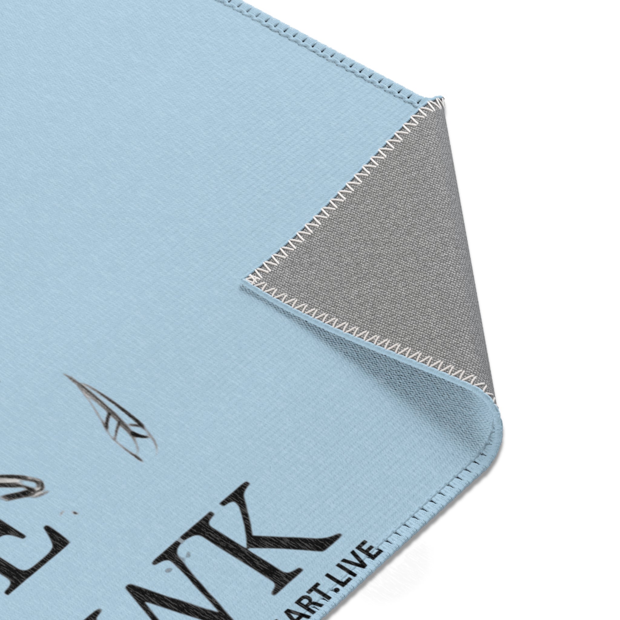 THE HAWK Area Rugs (Light Blue)