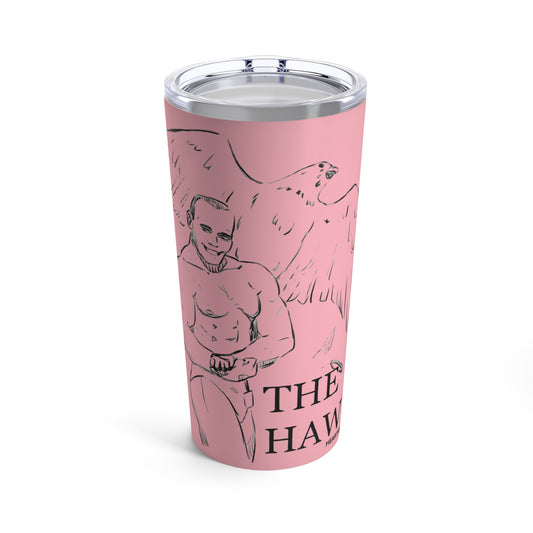 THE HAWK Tumbler 20oz (Light Pink)