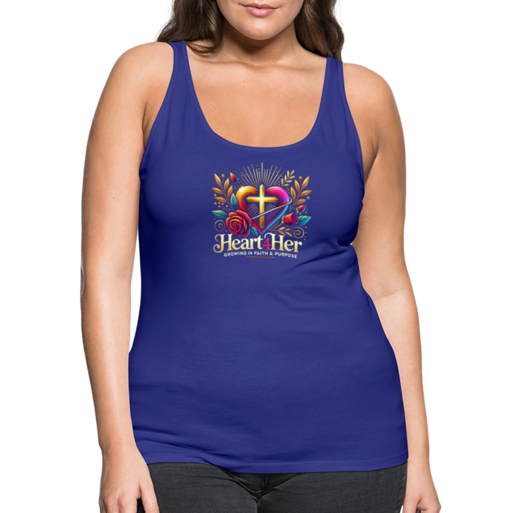 Heart4Her Women’s Premium Tank Top - royal blue