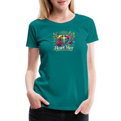 Heart4Her Women’s Premium T-Shirt - teal