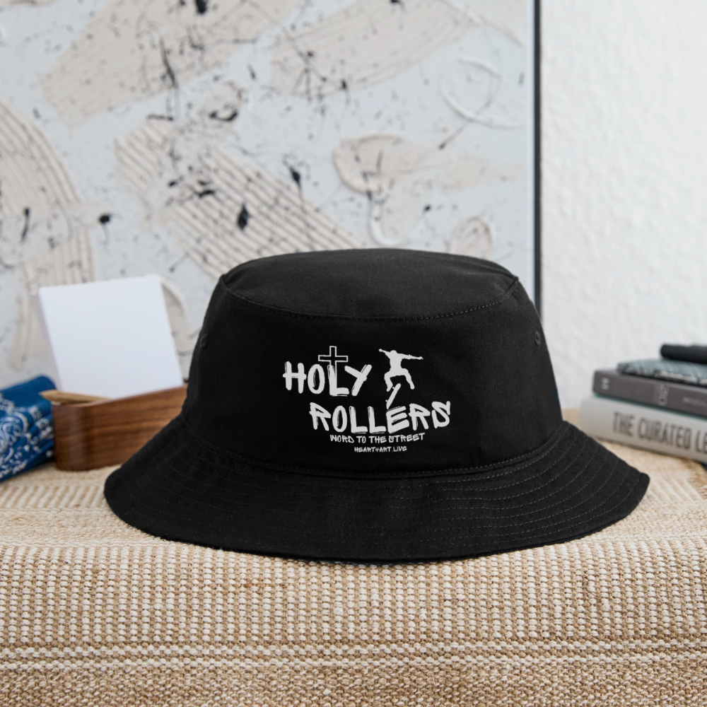 HOLY ROLLERS SKATER 🛹Bucket Hat - black