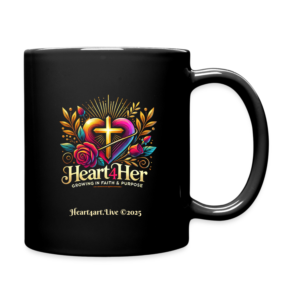 Heart4Her Full Color Mug - black