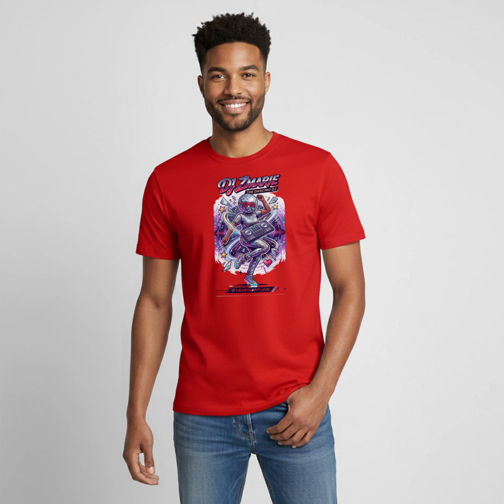 DJ ZMARIE "THE DANCING DJ" TM Gildan Ultra Cotton Adult T-Shirt - red