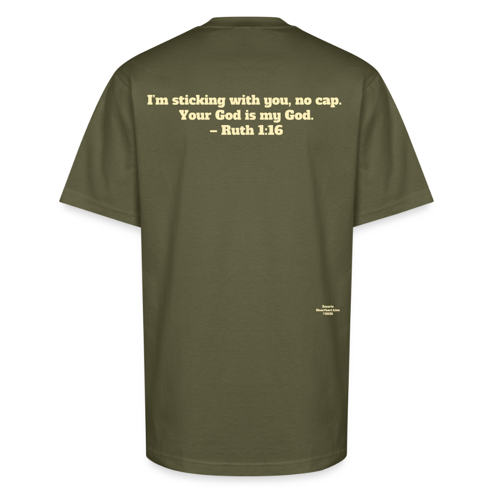 Ruth- Holy Hustle Wear 🔥Unisex Tee - classic olive