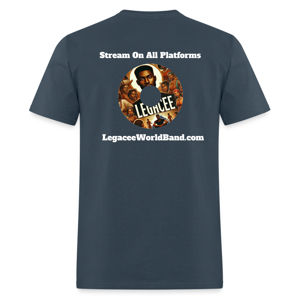 Legacee Unisex Classic T-Shirt -  blue dusk