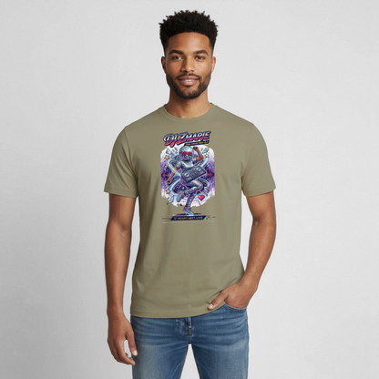 DJ ZMARIE "THE DANCING DJ" TM Gildan Ultra Cotton Adult T-Shirt - prairie dust