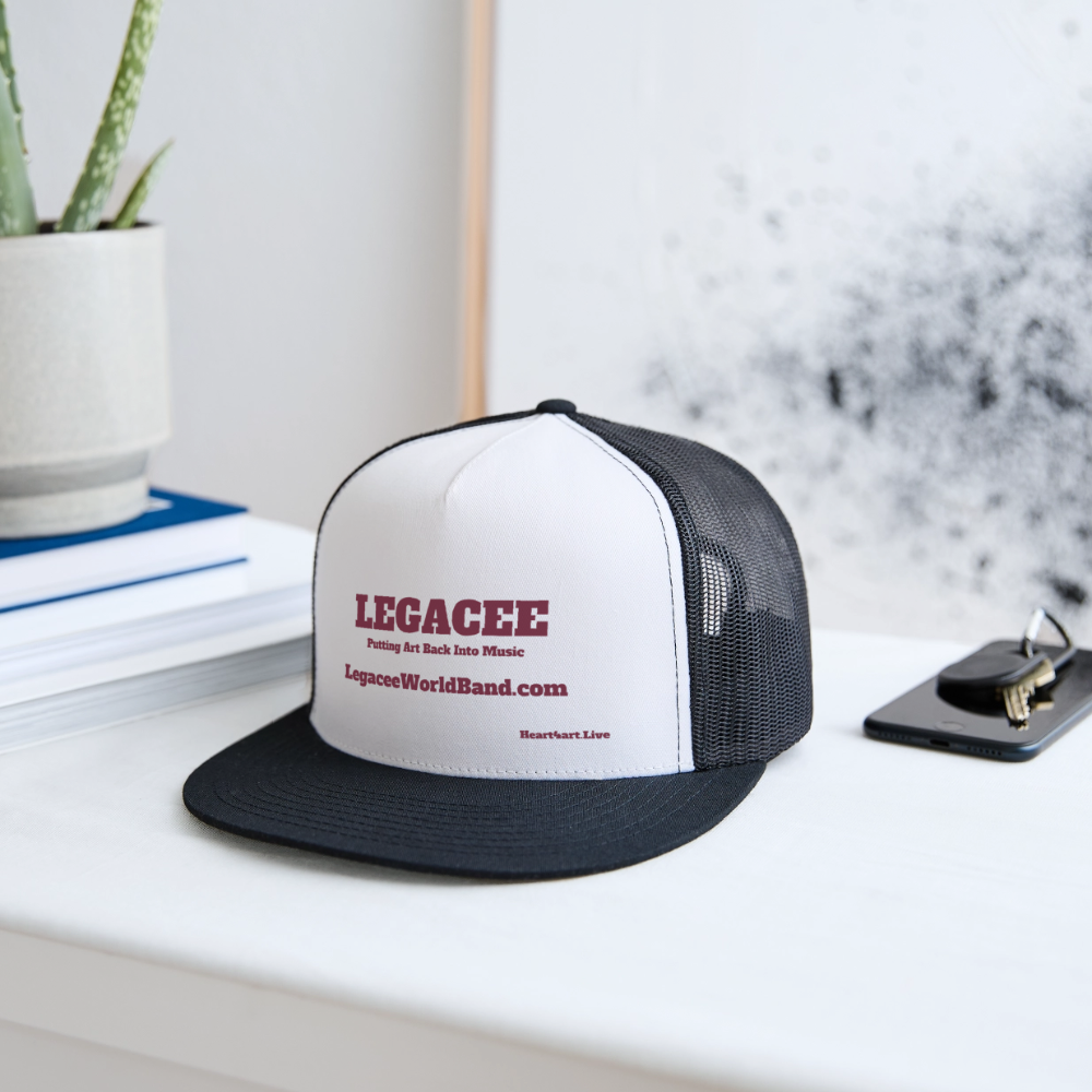 LEGACEE Trucker Hat - white/black
