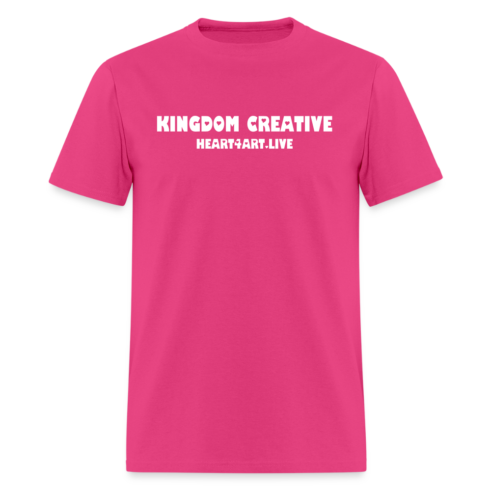 KINGDOM CREATIVE SPREAD LOVE Unisex Classic T-Shirt - fuchsia
