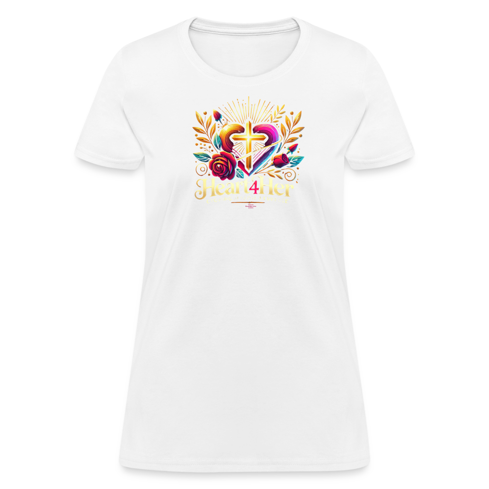 Heart4Her Women's T-Shirt - white
