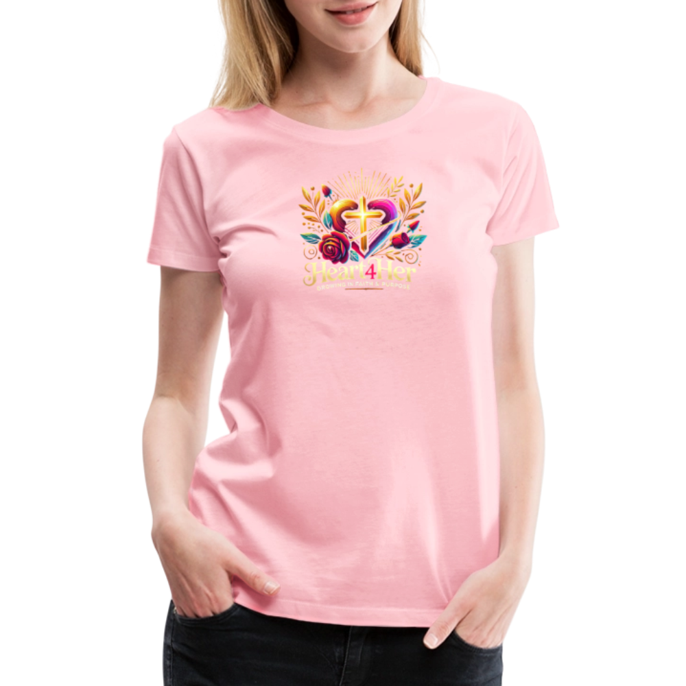Heart4Her Women’s Premium T-Shirt - pink