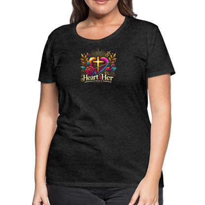 Heart4Her Women’s Premium T-Shirt - charcoal grey