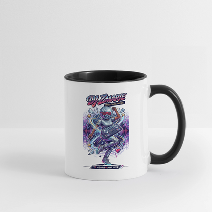 DJ ZMARIE "THE DANCING DJ" Multi-Color Mug - white/black