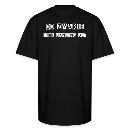DJ ZMARIE "THE DANCING DJ" Unisex Oversized Heavyweight T-Shirt - black