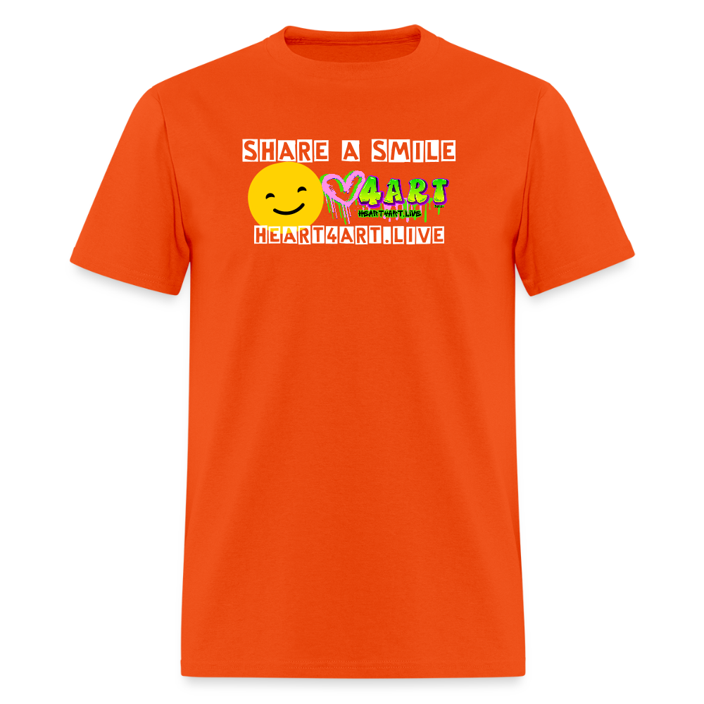 SHARE A SMILE Unisex Classic T-Shirt - orange