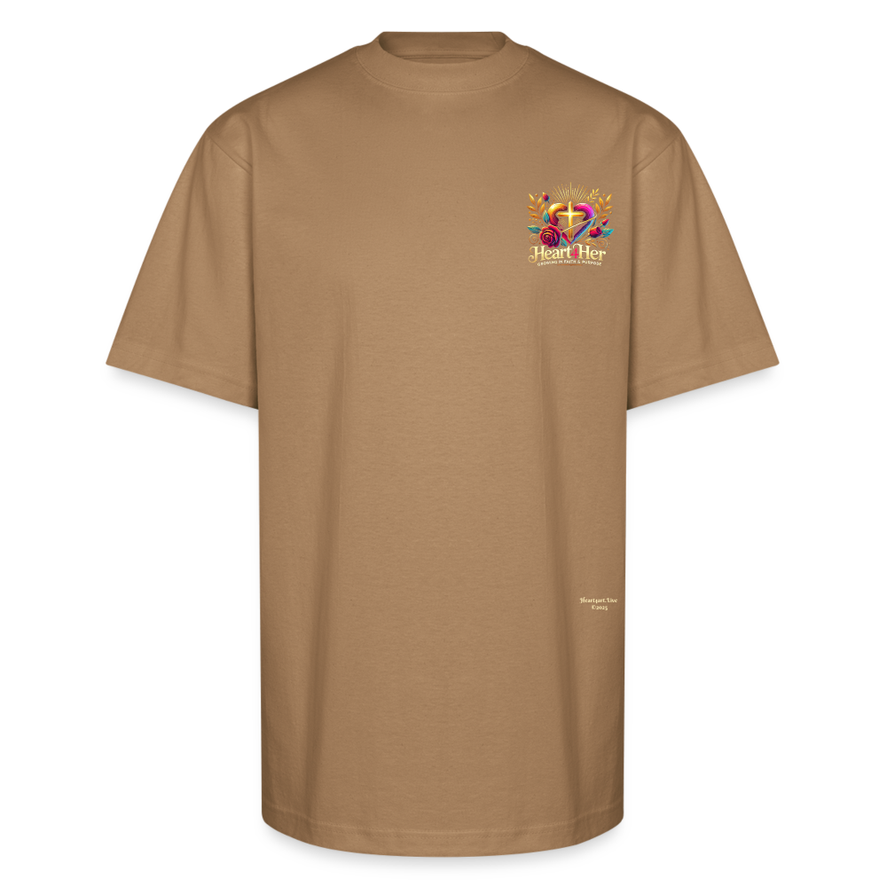 Heart4Her Oversized T-shirt - khaki