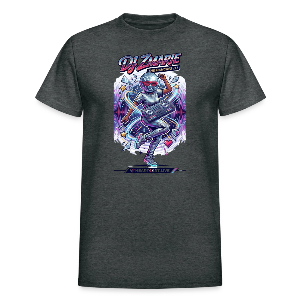 DJ ZMARIE "THE DANCING DJ" TM Gildan Ultra Cotton Adult T-Shirt - deep heather