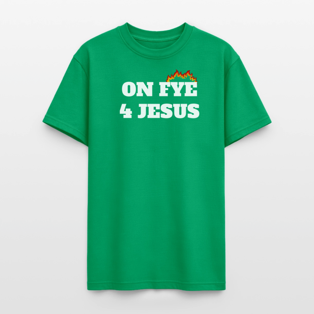 ON FYE 4 JESUS Gildan Ultra Cotton Adult T-Shirt - irish green