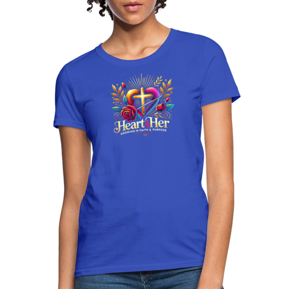 Heart4Her Women's T-Shirt - royal blue