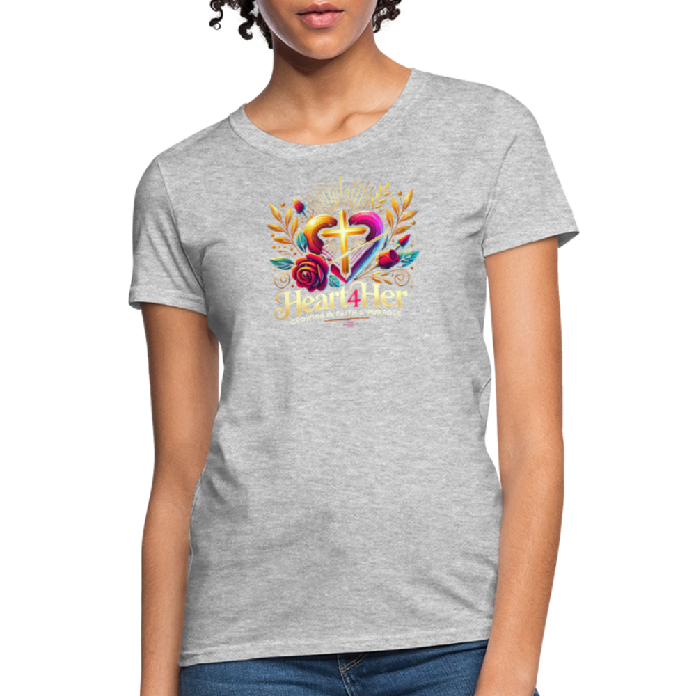 Heart4Her Women's T-Shirt - heather gray