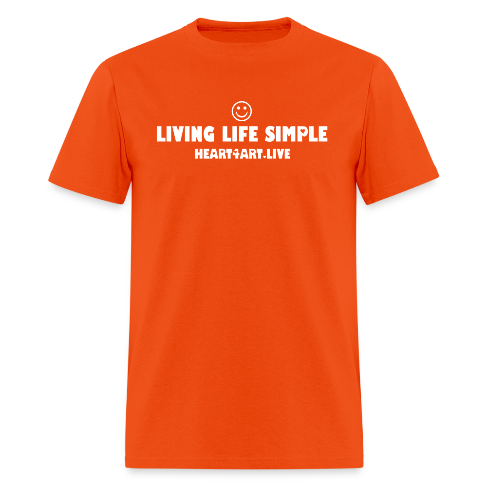 LIVING LIFE SIMPLE SPREAD LOVE Unisex Classic T-Shirt - orange