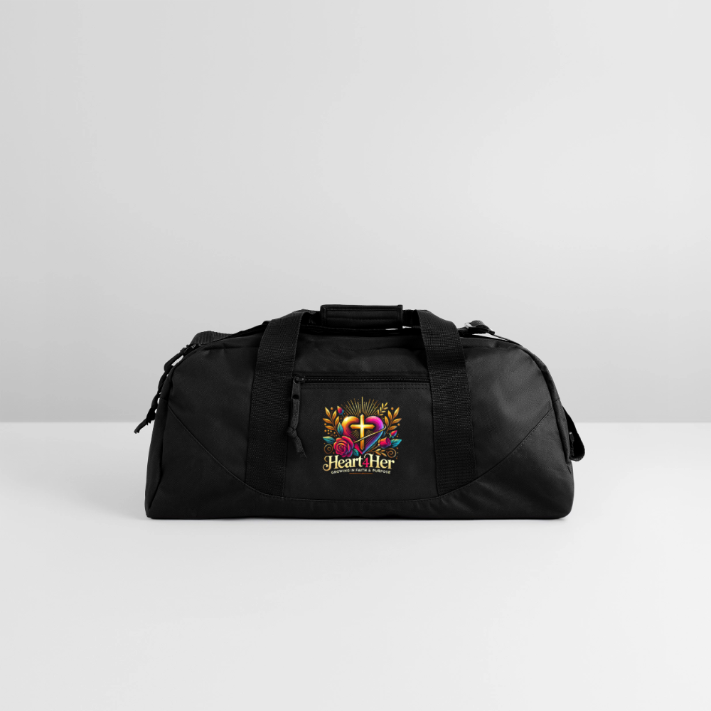 Heart4Her Recycled Duffel Bag - black