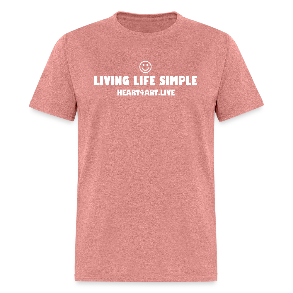 LIVING LIFE SIMPLE SPREAD LOVE Unisex Classic T-Shirt - heather mauve