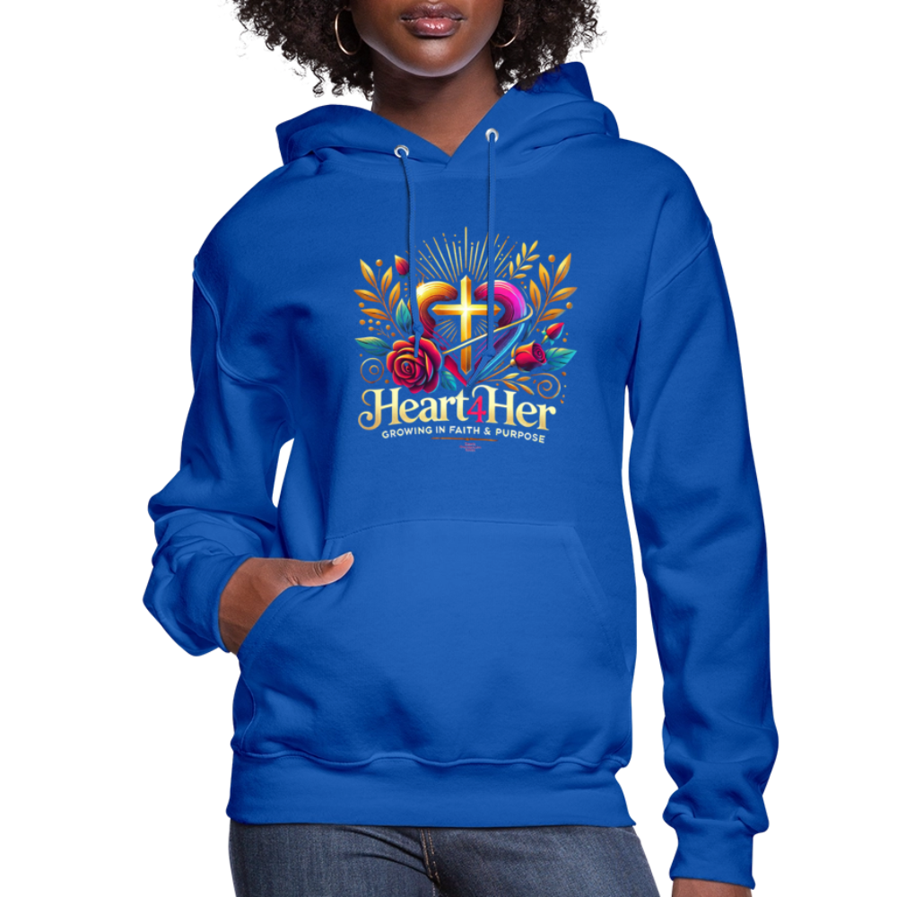 Heart4Her Women's Hoodie - royal blue