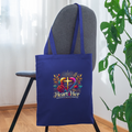 Heart4Her Tote Bag - royal blue