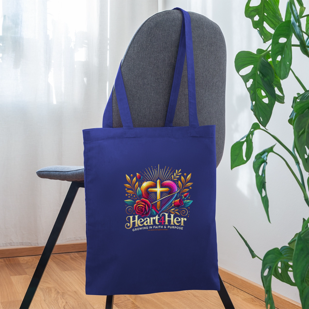 Heart4Her Tote Bag - royal blue