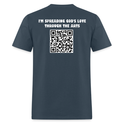 LIVING LIFE SIMPLE SPREAD LOVE Unisex Classic T-Shirt -  blue dusk