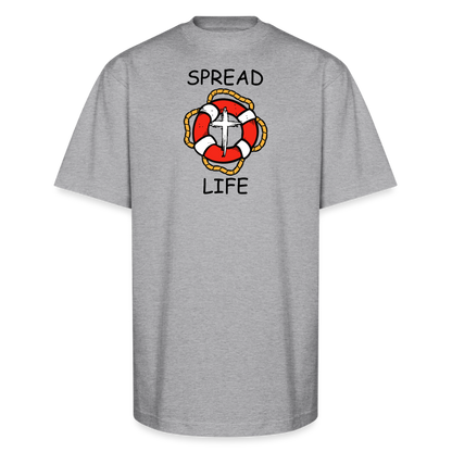 SPREAD LIFE Unisex Oversized Heavyweight T-Shirt - heather gray