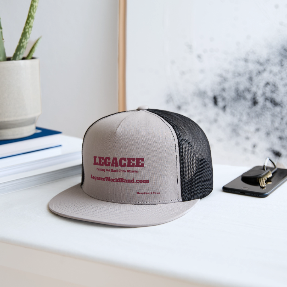 LEGACEE Trucker Hat - gray/black