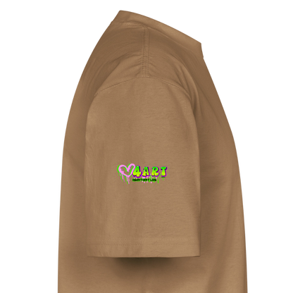 SPREAD LIFE Unisex Oversized Heavyweight T-Shirt - khaki