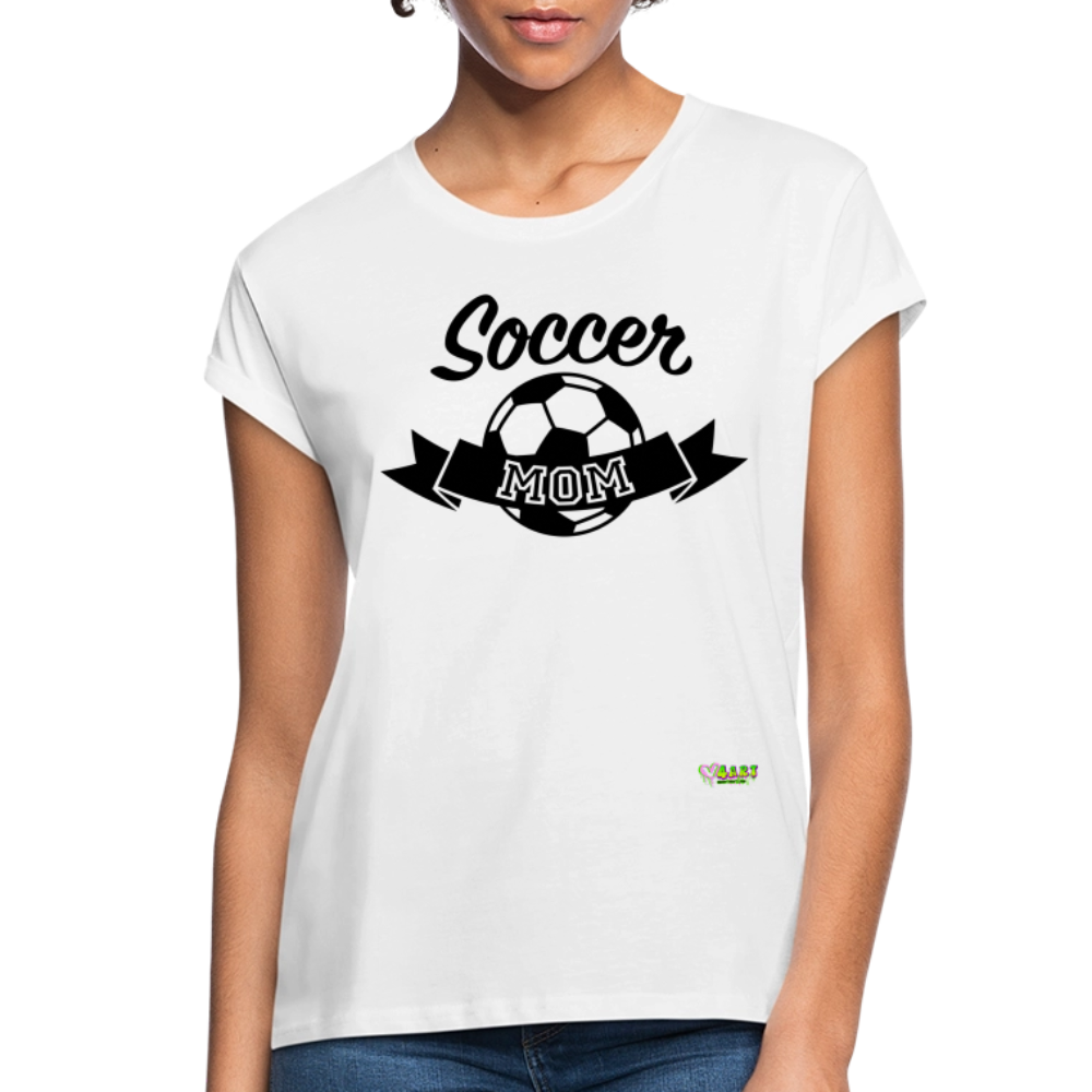 Soccer Mom Women's Relaxed Fit T-Shirt - white