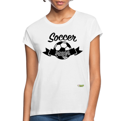 Soccer Mom Women's Relaxed Fit T-Shirt - white