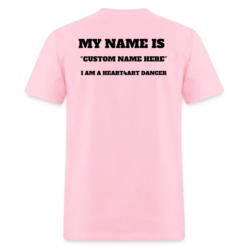 HEAR4ART DANCE ACADEMY CUSTOM DANCER T-Shirt | GILDAN 5000 - pink