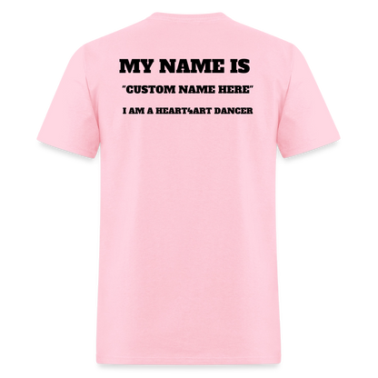 HEAR4ART DANCE ACADEMY CUSTOM DANCER T-Shirt | GILDAN 5000 - pink