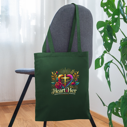 Heart4Her Tote Bag - forest green