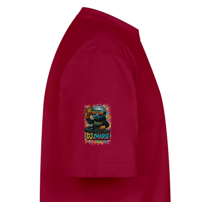 DJ ZMARIE "THE DANCING DJ" Unisex Oversized Heavyweight T-Shirt - cardinal