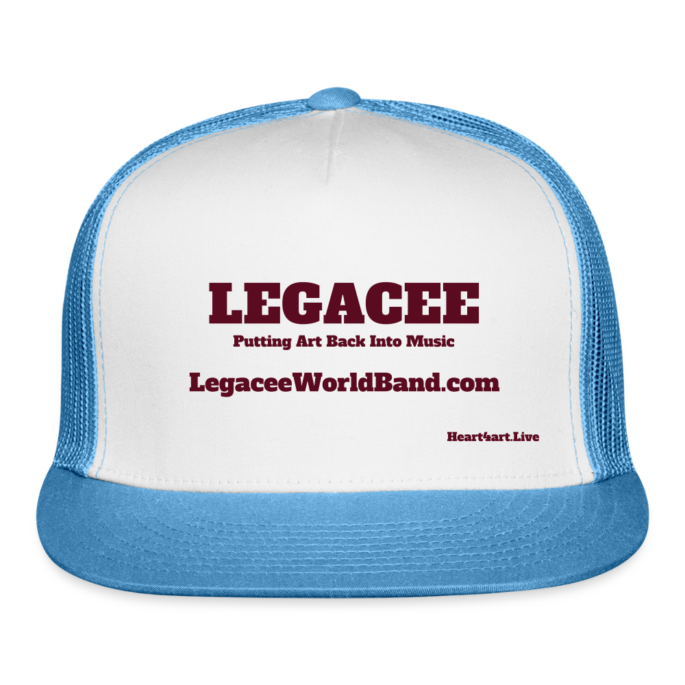 LEGACEE Trucker Hat - white/blue