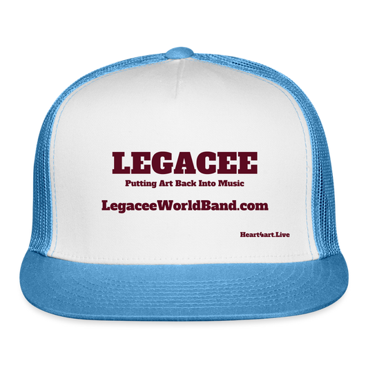 LEGACEE Trucker Hat - white/blue