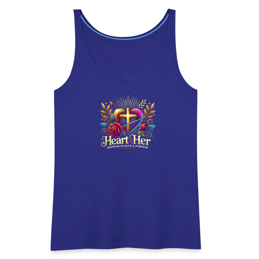Heart4Her Women’s Premium Tank Top - royal blue