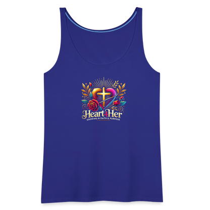 Heart4Her Women’s Premium Tank Top - royal blue