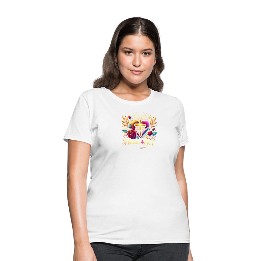 Heart4Her Women's T-Shirt - white