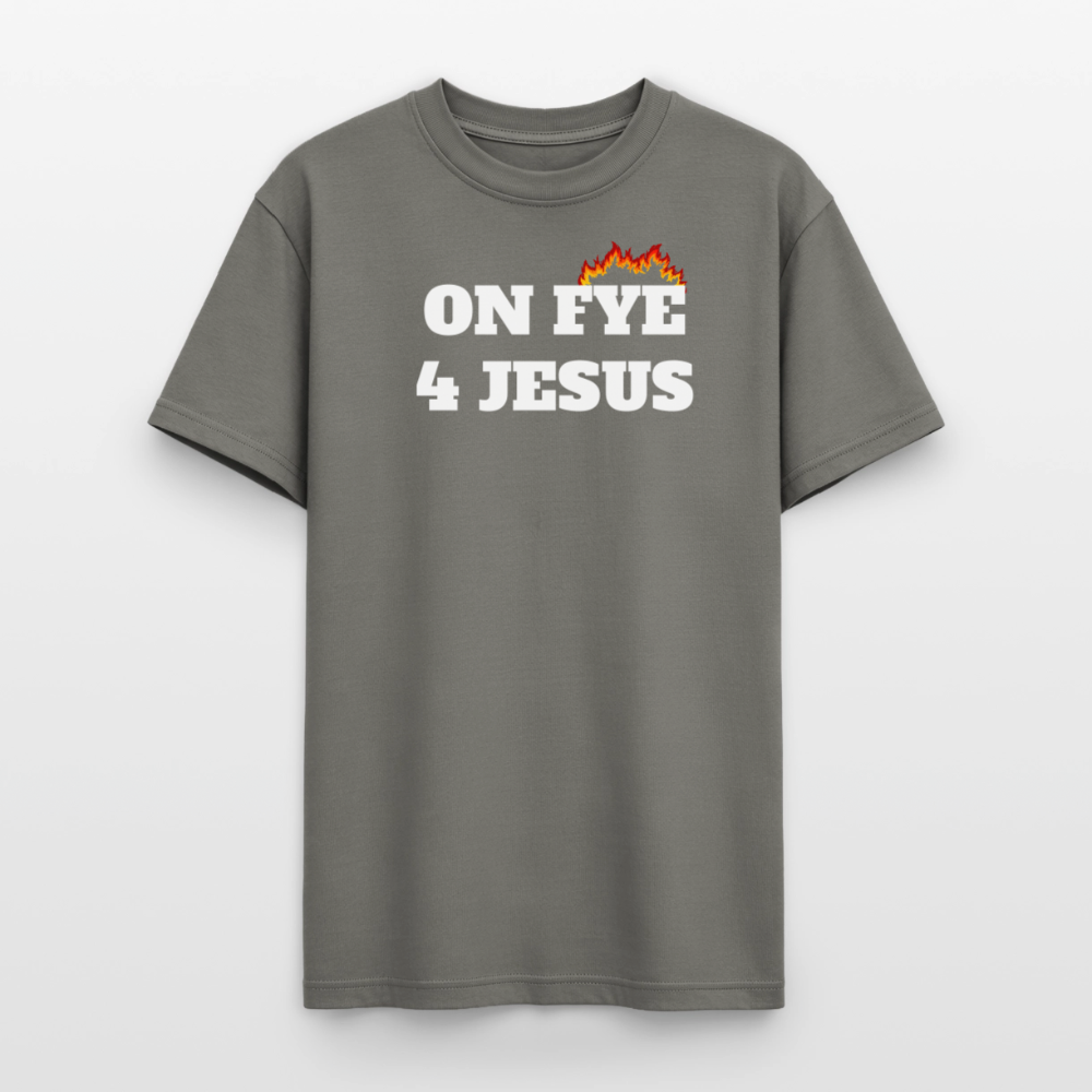 ON FYE 4 JESUS Gildan Ultra Cotton Adult T-Shirt - charcoal