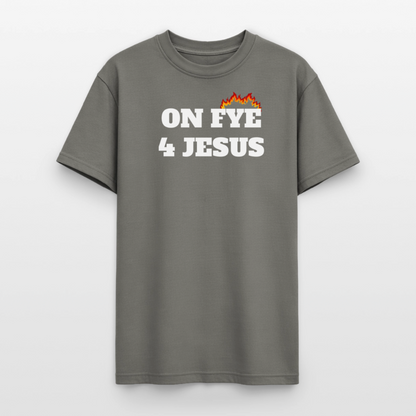 ON FYE 4 JESUS Gildan Ultra Cotton Adult T-Shirt - charcoal