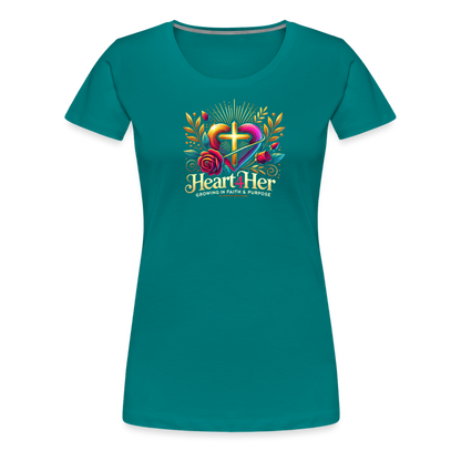 Heart4Her Women’s Premium T-Shirt - teal