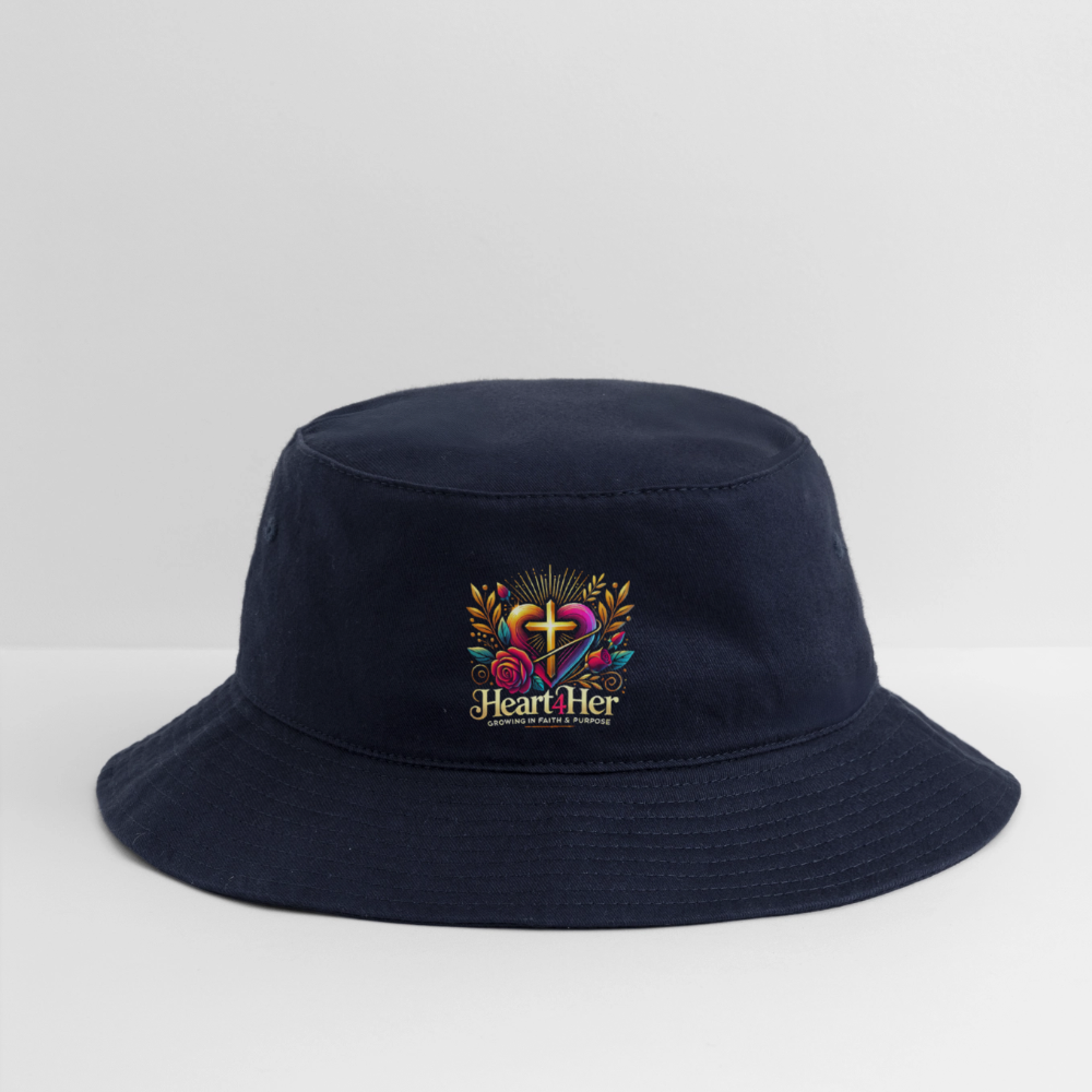 Heart4Her Bucket Hat - navy