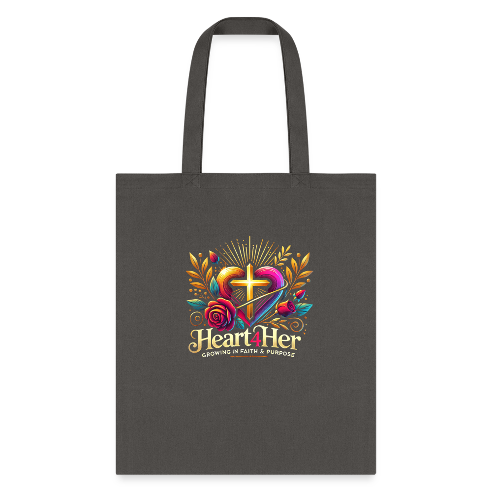 Heart4Her Tote Bag - charcoal