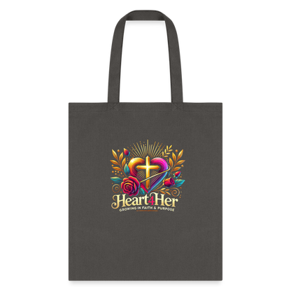 Heart4Her Tote Bag - charcoal